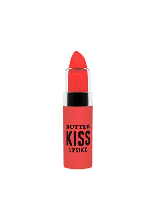 W7 COSMETICS Butter Kiss Lipstick - Red Dawn, 0.10 Oz (3g) - ADDROS.COM
